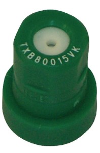 Rozpylacz wirowy o pustym stożku TXB 80° 015 zielony ceramiczny TeeJet TXB80015VK
