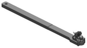Płyta nośna zaczepu K80® Case Steiger/Quadrac 350-500 009643290A02