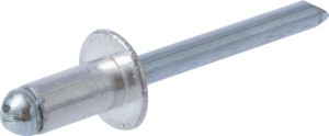 Nit zrywalny stal/stal z łbem płaskim, 5 x 16 mm BN516SS