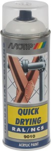 Lakier akrylowy w sprayu, RAL 9010 biały 400 ml 07040