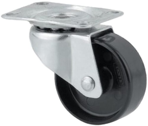 Koła z tworzywa sztucznego z płytką mocującą 1430POI038P604638 - Intertraktor
