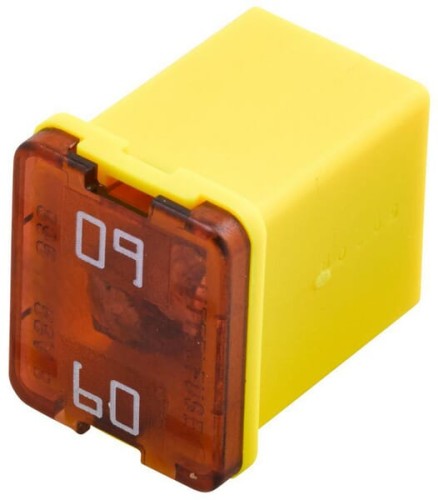 Bezpiecznik samochodowy Pal, 60A L= 12 mm żółty Hella 8JS740026781 - Intertraktor