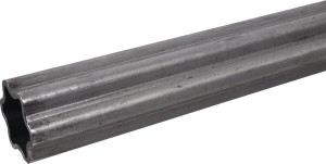 Rura profilowana zewnętrzna gwiazda L25 Ø wew. 52.4 Ø zew. 61x47x4.3 mm L=1 m gopart PTO9L25OPT1000GP