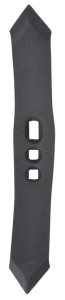 Redliczka 400x55x15 mm obracalna wzmocniona wygięta, 3-otw. pasująca do Universal gopart CP783GP