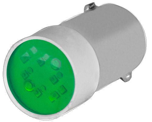 Żarówka LED BA9S, 12V zielona 010BA9SLV12 - Intertraktor