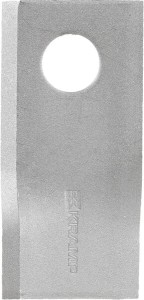 Nożyk kosiarki rotacyjnej lewy 100x48x3 mm otwór Ø 19 mm okrągły pasuje do Pöttinger/Niemeyer 25 szt. 570413KR