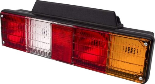 Lampa tylna zespolona, lewa, prostokątna, 12/24V pomarańczowa/biała/czerwona, przykręcana Promot 1400680600 - Intertraktor
