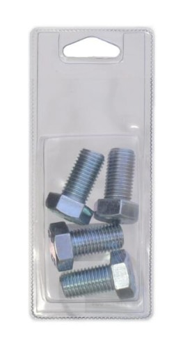 Śruba cały gwint M16x30 mm kl.8.8 ocynk 4 szt. KR9331630P004 - Intertraktor