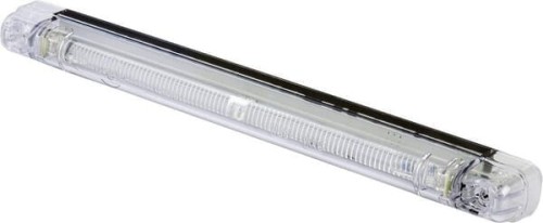 Lampa obrysowa LED, prostokątna, 12/24V przezroczysta, przykręcana Waś 14003000180 - Intertraktor