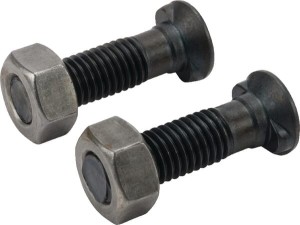 Śruba płużna 2-noskowa z łbem owalnym Kramp, M12 x 45 mm z nakrętką 1245COP025