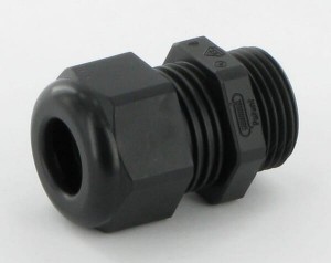 Złącze gw.prz. M20x1,5 czarne HSKKM20X15