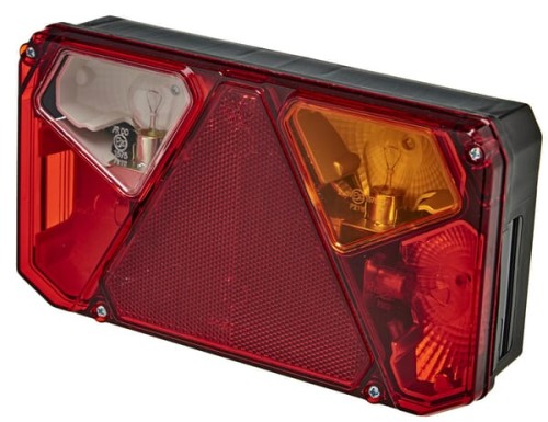 Lampa tylna zespolona, prawa, prostokątna 12/24V 5-pinowa Kramp LA40908 - Intertraktor