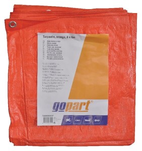Plandeka pomarańczowa gopart, 8 x 6 m T2800600GP