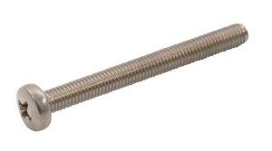 Wkręt z łbem walcowym z nacięciem krzyżowym DIN7985 M4x60 mm stal nierdzewna A2 Kramp 7985460RVS