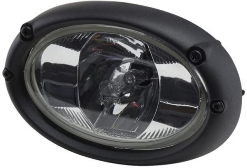 Lampa robocza halogenowa owalna 12V z wtyczką AMP Hella 1GA996161101 - Intertraktor