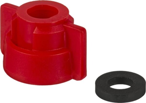 Pokrywka dyszy, bagnet, SW11, czerwony, z uszczelką, 25 szt., Geoline 8253004P025 - Intertraktor