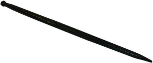 Ząb ładowacza, prosty, profil podwójne T 42x1100 mm końcówka szpiczasta z nakrętką M28x1.5 czarny Battista Porteri FT17