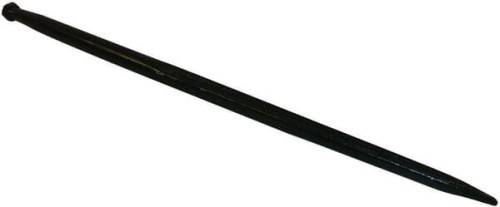 Ząb ładowacza, prosty, profil podwójne T 42x1100 mm końcówka szpiczasta z nakrętką M28x1.5 czarny Battista Porteri FT17 - Intertraktor