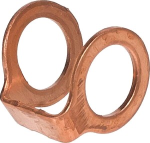 Podkładka miedziana podwójna, 6x11x1 H-8mm CU61110H8