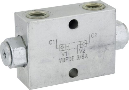 Zawór zwrotny sterowany bliźniaczy VBPDE A, G3/8" C056V0180 - Intertraktor