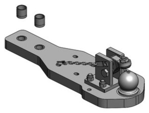 Płyta nośna zaczepu K80® NH-T6000 Delta, Plus / Steyr Profi / Case MXU 009605932A02