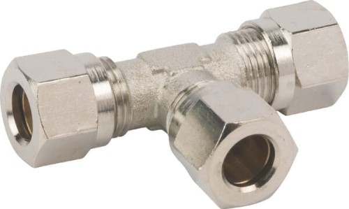 Złącze trójnikowe T na pierścień zacinający 12 mm Kramp TCCR12 - Intertraktor