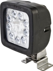 Lampa cofania LED, 1300 lm kwadratowa, 12/35V przezroczysta przykręcana 9 LED Waś 1400630685