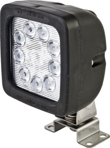 Lampa cofania LED, 1300 lm kwadratowa, 12/35V przezroczysta przykręcana 9 LED Waś 1400630685 - Intertraktor