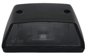 Lampa oświetlania tablicy rejestracyjnej, prostokątna biała przykręcana 107x55x57 mm 488490