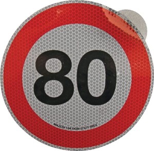 Naklejka 80 km Włochy WB7980IT