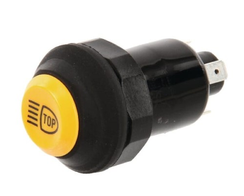 Przełącznik przyciskowy, lamp górnych kabinowych, okrągły, żółty 11130300PN - Intertraktor