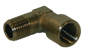 Złączka kątowa 90° Braglia, 1/4" gwint wew./ gwint zew. 18020116