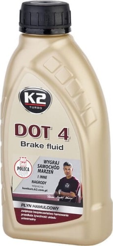 Płyn do układów hamulcowych DOT-4 K2, 0,5 l 1074721205 - Intertraktor