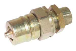 Szybkozłącze wtyczka SKP-M 1/2" gwint grodziowy M22x1.5 15L SKPM12N22