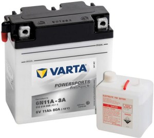 Akumulator 6V 11Ah 80A Powersports Freshpack VARTA 011014008I314PS