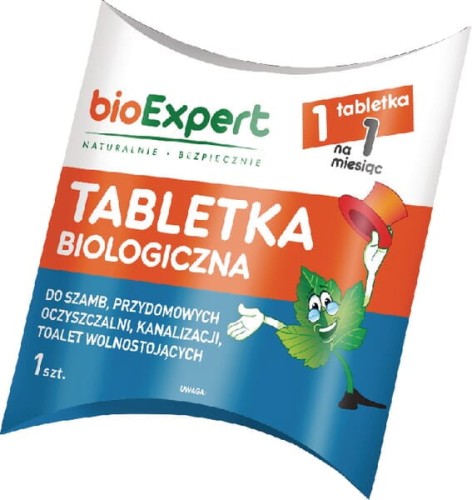 bioExpert musujące Tabletki do szamb i oczyszczalni 1 szt. 1705061001 - Intertraktor