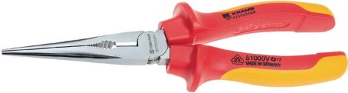 Szczypce wydłużone VDE 1000 V proste, L-200 mm 1812235200KR - Intertraktor