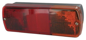 Lampa tylna zespolona, prostokątna 12/24V przykręcana Britax 900400LB