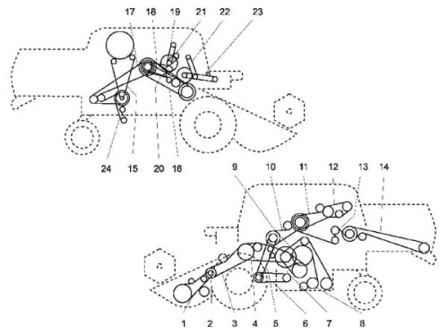 Pas klinowy Gates, 1613281 30241613281 - Intertraktor