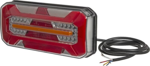 Lampa tylna zespolona LED, lewa, prostokątna 12/24V Kramp LA40075 - Intertraktor