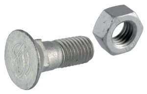 Śruba płużna M12x33 mm kl. 12.9 z nakrętką Lemken 3015785