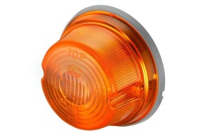 Lampa kierunkowskazu, 18W okrągła 12V pomarańczowa przykręcana Ø 80 mm Hella 2BA001259611