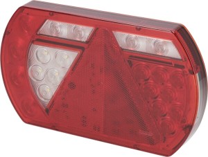 Lampa tylna zespolona LED, lewa 12V 236x140x24.3 mm Bayonet 6-pin Kramp L26060P6LH1