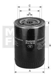 Filtr oleju W1110240 - Intertraktor