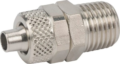 Złącze proste skręcane 8 mm stożkowy gwint zew. 1/4" Kramp SCPOT814 - Intertraktor