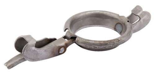 Zamknięcie dźwigni oczkowe Bauer, 108 mm czarne 1050184 - Intertraktor