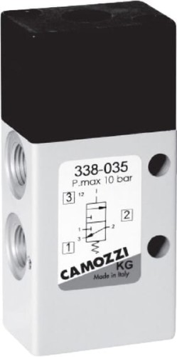 Zawór 3/2-drożny, ręczny dźwigniowy 338035 - Intertraktor