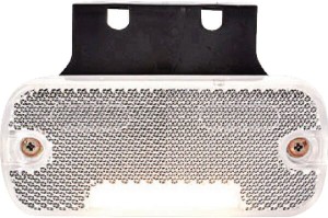 Lampa obrysowa LED, prostokątna, 12/24V z przewodem Kramp LA30100