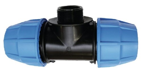 Złączka redukcyjna PE-T PE x gwint zew. x PE Supreme S16, 20 x ¾" 654745S - Intertraktor