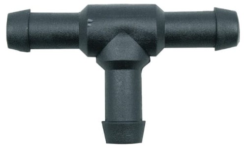 Trójnik z tworzywa sztucznego z króćcem na wąż Ø 12.5 mm 65004046050001 - Intertraktor